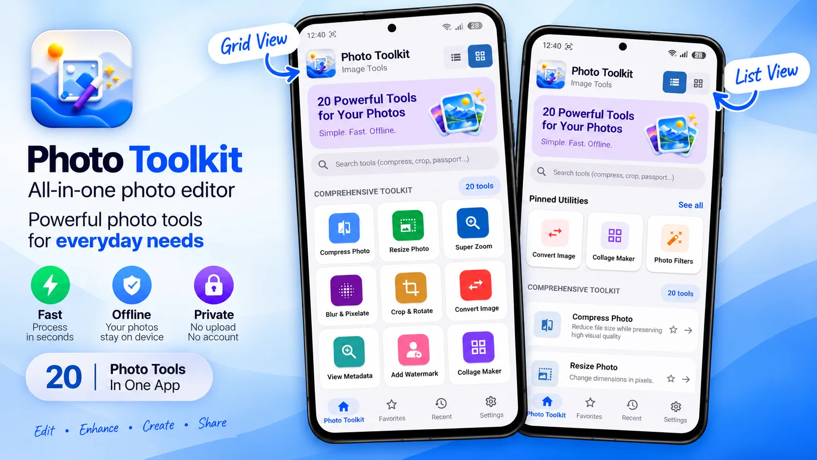 Photo Toolkit feature preview 1