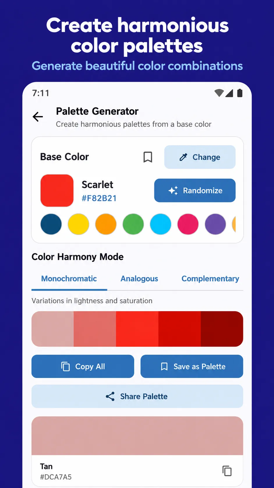 Color Toolkit feature preview 5