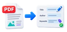 PDF document before and after adding a centered Confidential watermark
