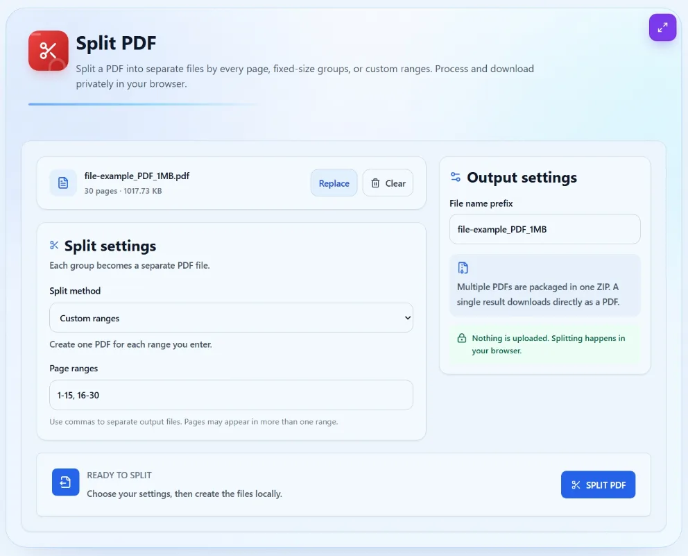 How to Split a PDF Into Separate Pages or Files